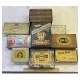 (8)TOBACCO RELATED TINS-ASSORTED