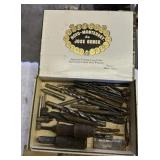 DRILL BITS & MORE W/CIGAR BOX