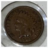 1909 INDIAN HEAD CENT