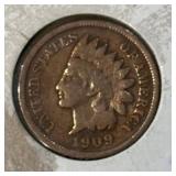 1909 INDIAN HEAD CENT