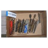 Large assortment of drill bits