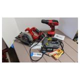 Battery operated Skil saw, Master jigsaw