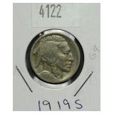 1919 S Buffalo Nickel G4 Condition