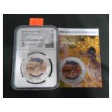 2021 Cook Island $5 Animal Series New Mexico NGC M