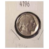 1916 Buffalo Nickel G4 Condition