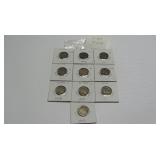 10 Assorted Buffalo Nickels worth $2.00 each