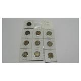 10 Assorted Buffalo Nickels worth $2.00 each