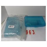 Set of 2 New Plastic Lunch boxes