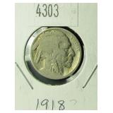 1918 Buffalo Nickel G4 Condition