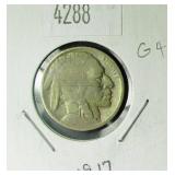 1917 Buffalo Nickel G4 Condition