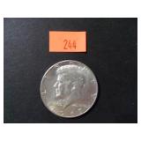 1967 40% Silver JFK Half Dollar= AU