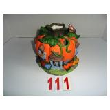 P7316 Harvest Pumpkin Tealight House