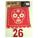 Skull Paper Banner