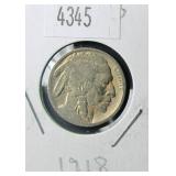 1918 Buffalo Nickel G4 Condition