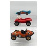 Buddy L sprint car and other vtg Toy cars
