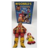 McDonaldï¿½s Collectibles Book and BJ KING Plush