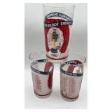 3 -1982 KENTUCKY Derby Glasses