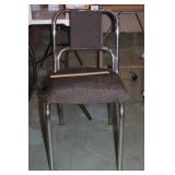 Pair of Chrome Frame Side Chairs