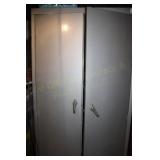 Two Door Metal Cabinet Of Material 34 x 19 x 72