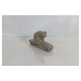 Stone Carved Platform Pipe Artifact Copy