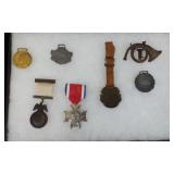 Various Watch Fobs & Pins, Display NOT Included