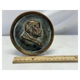 Brass Theodore Roosevelt Paperweight From