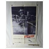 1957 "3:10 To Yuma" Movie Poster 27 x 41