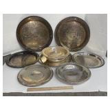 Silver-Plate Serving Trays