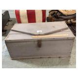 Wooden Tool Chest 23 x 14 x 10