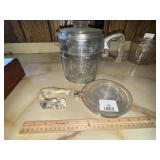 Pyrex Glass Percolator w/ Extra Parts