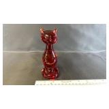 6" Viking Glass Mid Century Cat