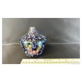 4.5" Iridescent Art Glass Wick Lamp