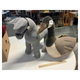 Plush Goose & Donkey