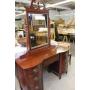 Antique Vanity (49"x 18"x 30") Mirror is 43" Tall