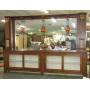 Drug Store Oak Soda Fountain Back Bar. 99 1/2"T x