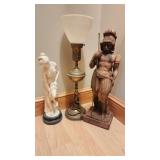 Torch Lamp, Statues