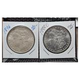 Pair of Silver Dollars