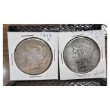 Pair of Silver Dollars