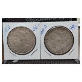 Pair of Silver Dollars