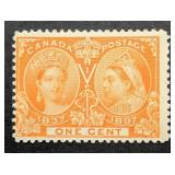 Canada #51 1 cent Jubilee Mint Stamp