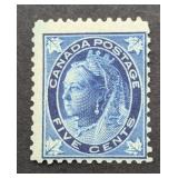 Canada #70 5 cent Maple Leaf Stamp  CV-$60.00