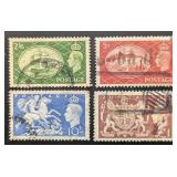 Great Britain #286-289 used Set