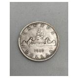 1937 Canadian Silver Dollar