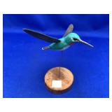 Wooden Carved Humming Bird