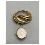 Vintage Bucherer Nurse Watch Brooch