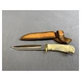 Ross Hunting Knife & Leather Sheath