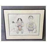 Vintage Inuit Beautiful Sewing Ltd Edition Print 3