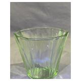 Green Depression Glass Bowl