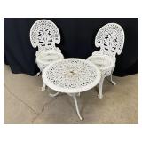 3 Piece Cast Garden Set 2 Chairs & Table