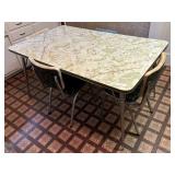 MCM Vintage Formica Kitchen Table and Chairs